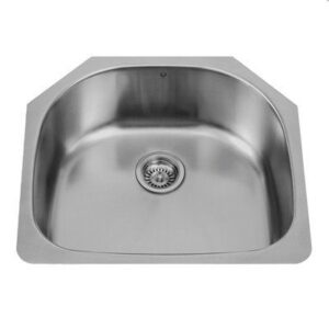 Vigo VG2421 24-inch Undermount Stainless Steel 18 Gauge Single Bowl Kitchen Sink