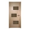 "Dominika" Bleached Oak Interior Door with Bronze Glass