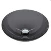 VIGO Vessel Sink VG07042 Sheer Black Glass