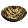 Vigo Vessel Bathroom Sink Zebra Glass