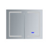 Bracciano 36 W x 32 H Surface-Mount LED Mirror Medicine Cabinet with Defogger