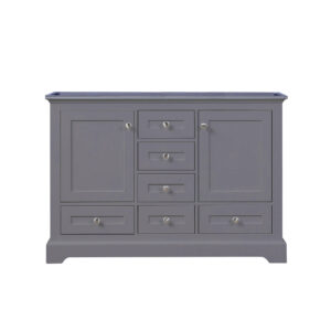 Dukes 48 in. W x 22 in. D Dark Grey Double Bath Vanity