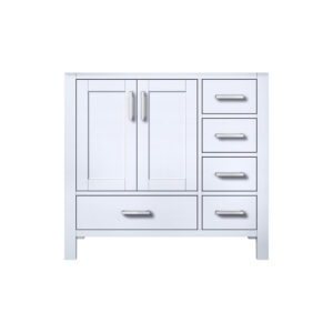 Jacques 36 in. W x 22 in. D Left Offset White Bath Vanity