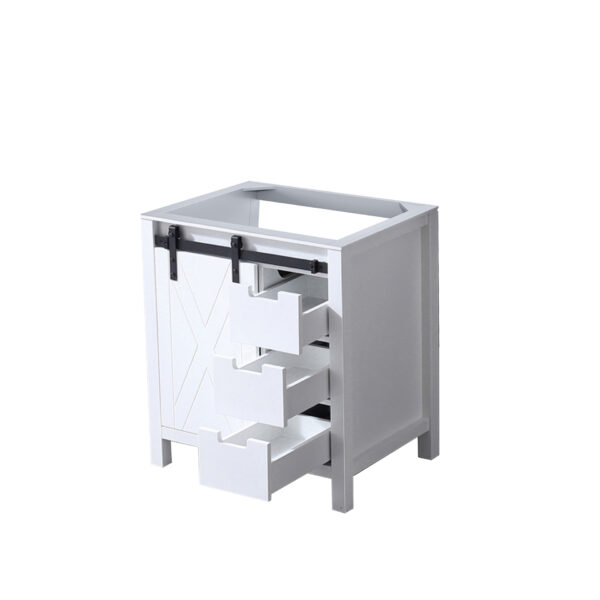 Marsyas 30W x 22D White Bath Vanity