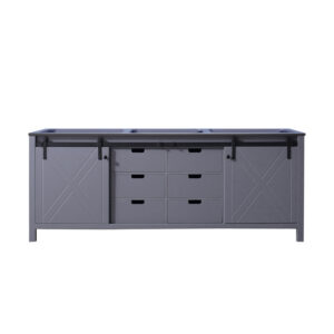 Marsyas 84W x 22D Dark Grey Double Bath Vanity