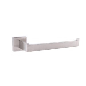 Bagno Nera Stainless Steel 30 in. Towel Bar in Satin Nickel