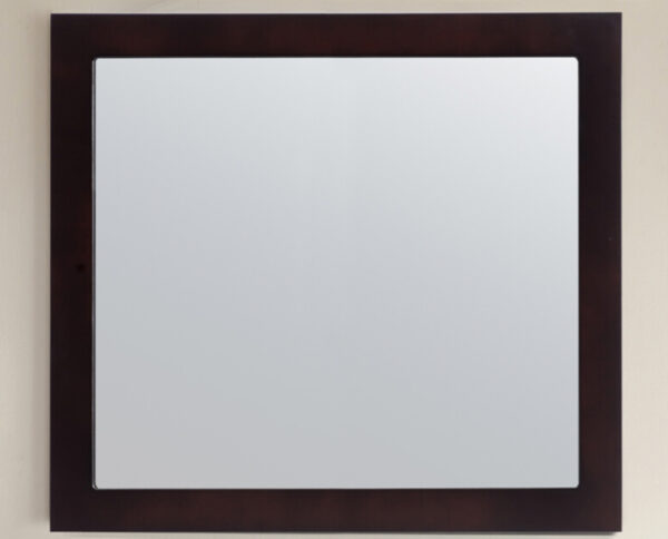 Laviva Sterling 36" Framed Rectangular Espresso Mirror