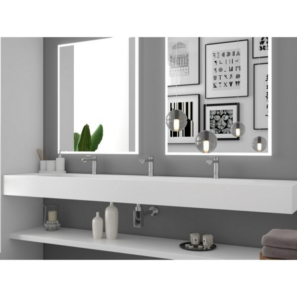 Castello USA CB-GM-2053-84 Pyramid 84 Inch Wall Mounted Counter Top Vessel Bathroom Sink