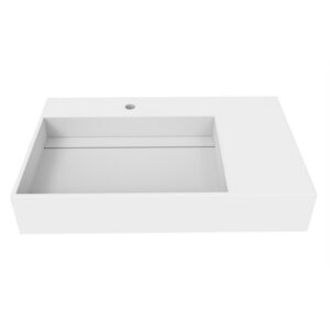 Castello USA CB-GM-2056-30-L Juniper 30 Inch Left Wall Mounted Vessel Bathroom Sink