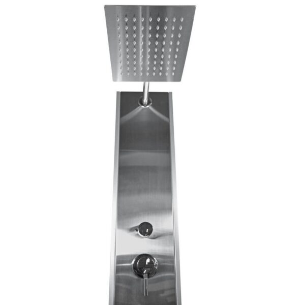 Castello USA CB-2137 10 5/8 Inch Square Aluminum Shower Panel