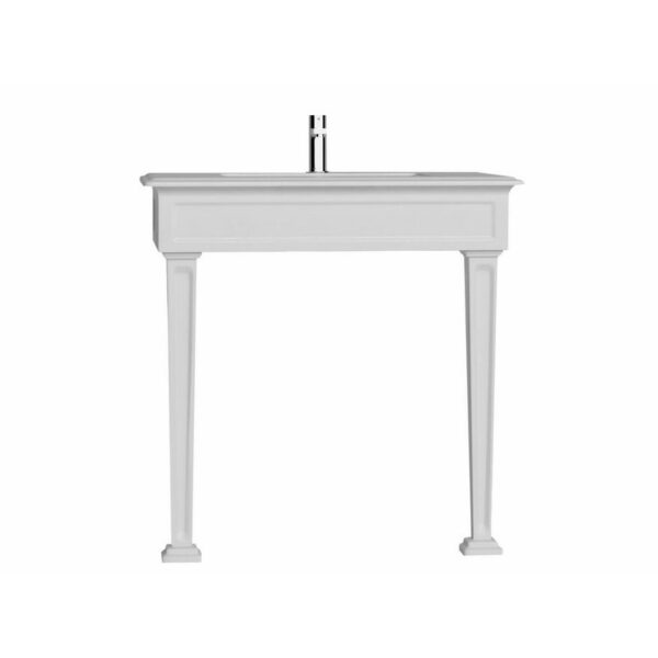 Castello USA CB-ML-900-752-W Parisian 35 1/2 Inch Sink with Designer Legs