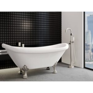 Castello USA CB-NEPTUNE-D Drift Neptune 44 7/8 Inch Tub Filler with Shower Attachment