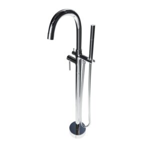 Castello USA CB-NEPTUNE-S Standard Neptune 44 7/8 Inch Tub Filler with Shower Attachment