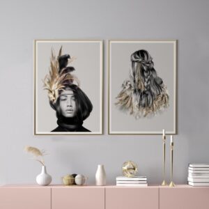 GFURN Crow and Feathers Print