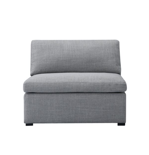 GFURN Ines Sofa - 1-Seater Single Module - Grey Fabric