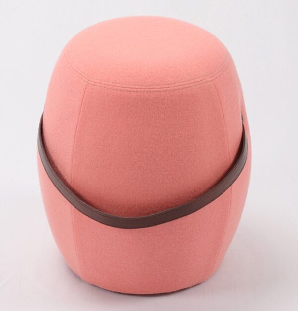 GFURN Kiley Handmade Pouf/Stool - Pink