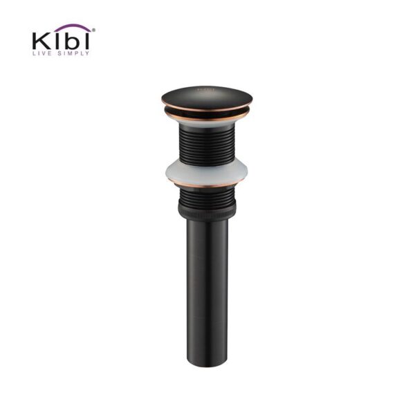 KIBI USA KPW101 2 1/2 Inch Pop Up Drain Stopper for Bathroom without Overflow