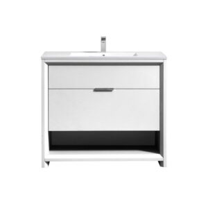 Kubebath NUDO36 Nudo 36 Inch Single Sink Modern Bathroom Vanity