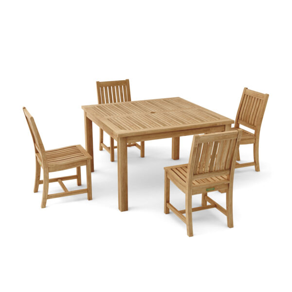 Anderson Windsor Rialto Side Chair 5-Pieces Dining Table Set