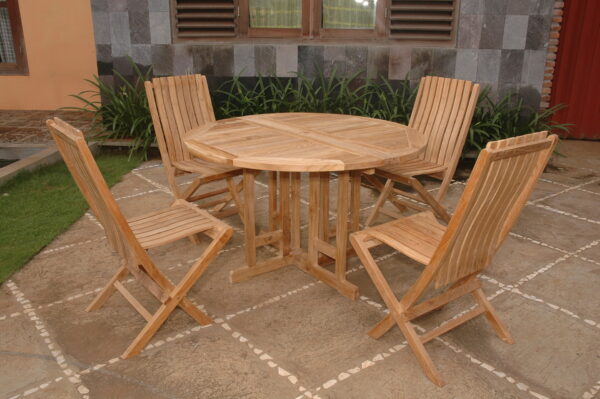 Anderson Butterfly Comfort 5-Pieces Dining Table Set