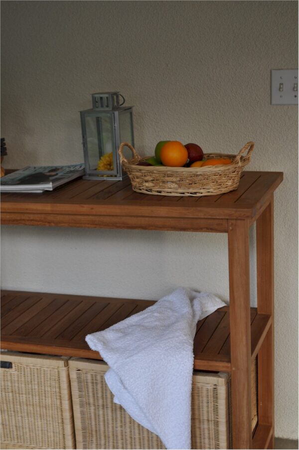 Anderson Towel Console w/ 2 Shelves Table