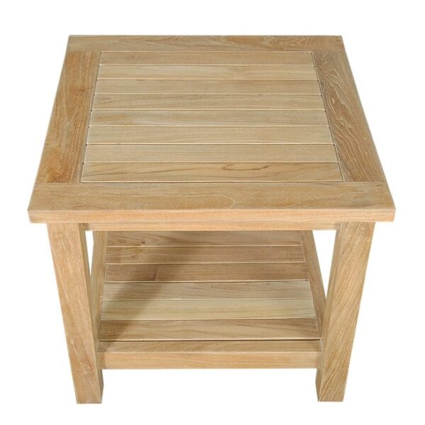 Anderson 22" Square 2-Tier Side Table