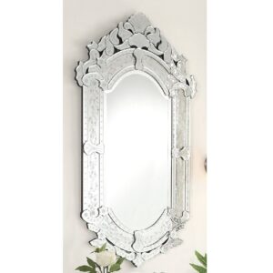 Chans Furniture YM-708-2747 Rozzano 27 Inch Venetian Style Wall Mount Bathroom Vanity Mirror