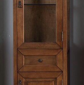 James Martin 147-114-5076 Brookfield 20.5 Inch Linen Cabinet in Country Oak