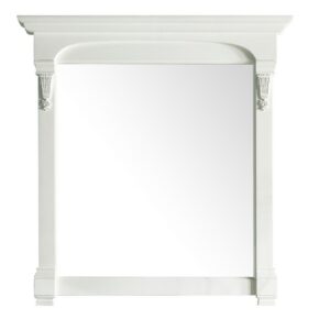 James Martin 147-M39-BW Brookfield 40 Inch Mirror in Bright White