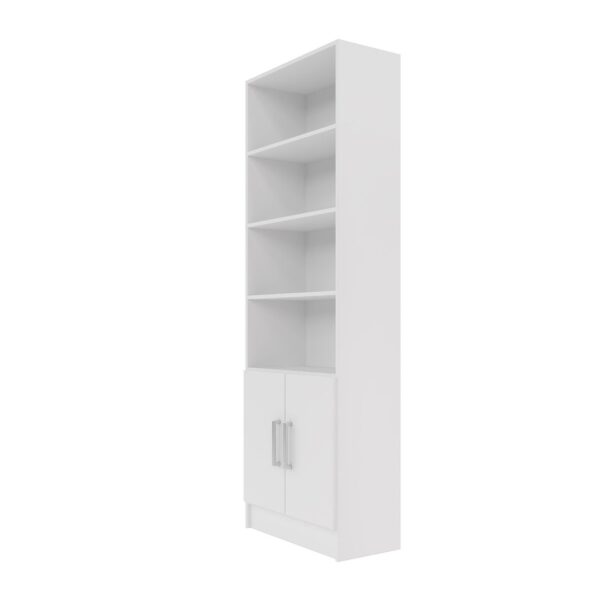 Manhattan Comfort Practical Catarina Cabinet with 5-Shelves in White