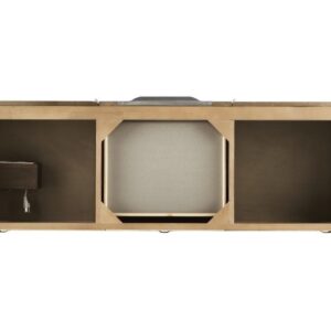 James Martin 389-V59D-LTO-A Mercer Island 59 Inch Double Vanity in Latte Oak