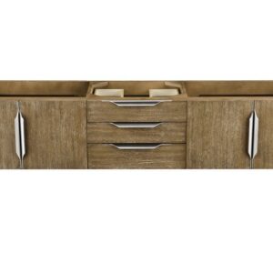 James Martin 389-V72S-LTO-A Mercer Island 72 Inch Single Vanity in Latte Oak