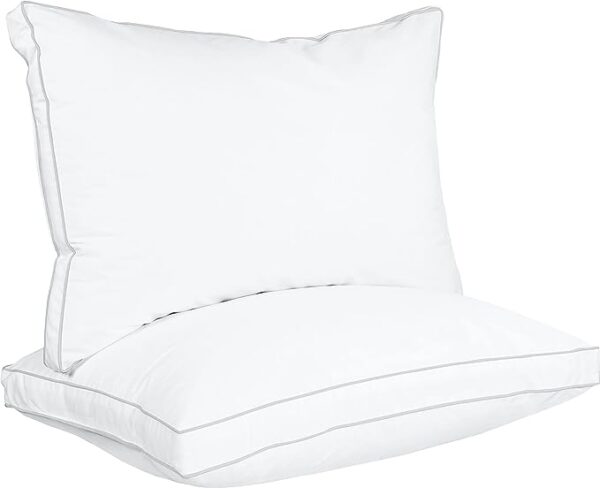 RetailHuntUSA Bed Pillows for Sleeping Queen Size (White), Set of 2
