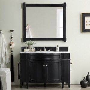 James Martin 650-V46-BKO Brittany 46 Inch Single Vanity in Black Onyx