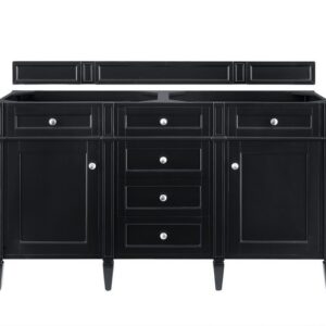 James Martin 650-V60D-BKO Brittany 59 Inch Black Onyx Double Vanity