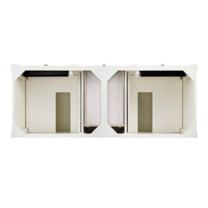 James Martin 650-V60D-BW Brittany 60 Inch Bright White Double Vanity