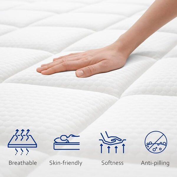 RetailHuntUSA Queen Mattress,10 Inch Gel Memory Foam and Innerspring Hybrid Mattress in a Box with Individual Pocket Spring
