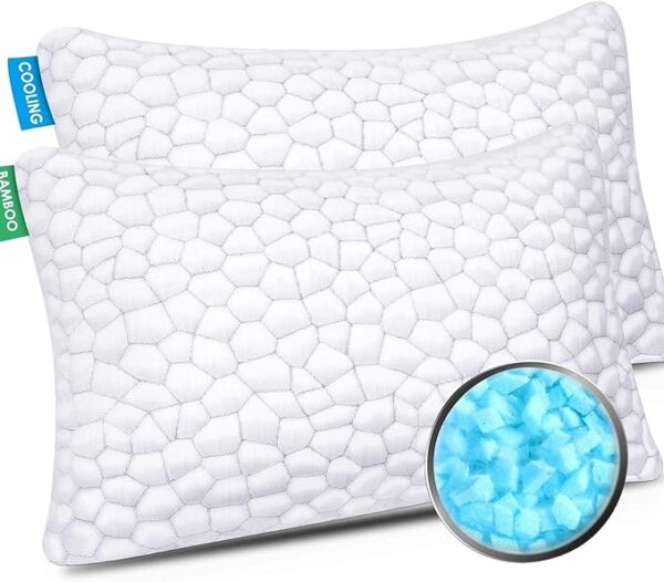 RetailHuntUSA Bed Queen Size Bed Pillows Set of 2 - Premium Down Alternative Cooling Pillows for Side, Back, and Stomach Sleepers (Copy)