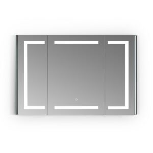 Altair 760048-LED-MC Bojano 48 Inch Rectangle Frameless Surface-Mount or Recessed LED Lighted Bathroom Medicine Cabinet