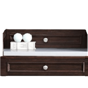 James Martin 825-DU22-BNM De Soto 23 Inch Optional Drawer Unit in Burnished Mahogany