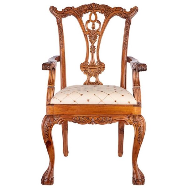 Design Toscano AF1008 24 Inch English Chippendale Arm Chair