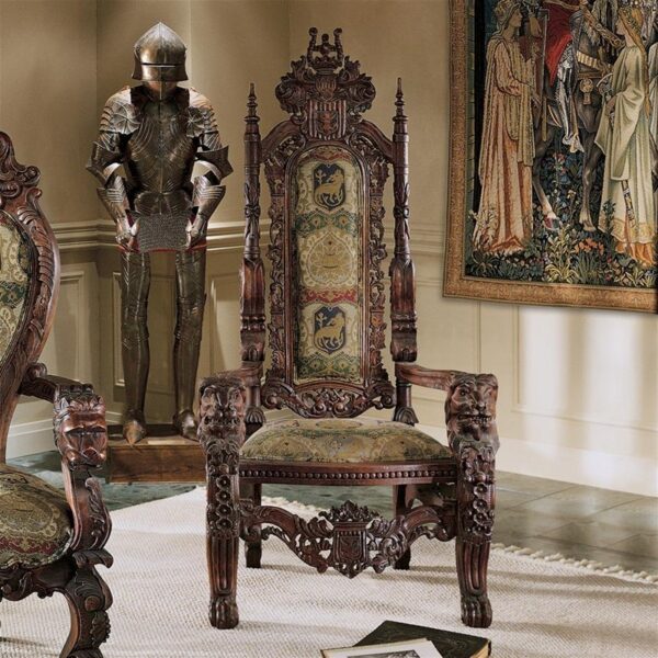 Design Toscano AF1038 36 Inch Lord Raffeles Throne