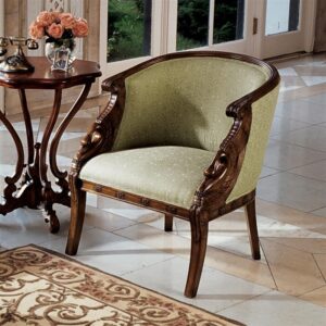 Design Toscano AF1110 27 1/2 Inch Due Cigno Tub Chair