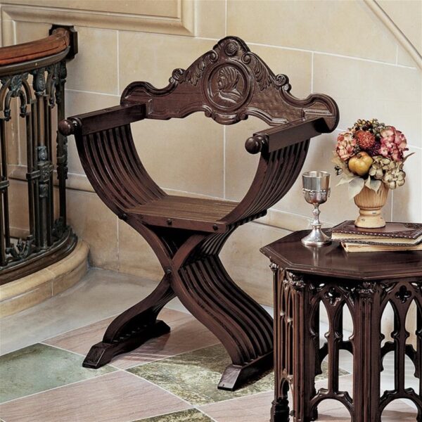 Design Toscano AF1352 21 Inch Savonarola Chair