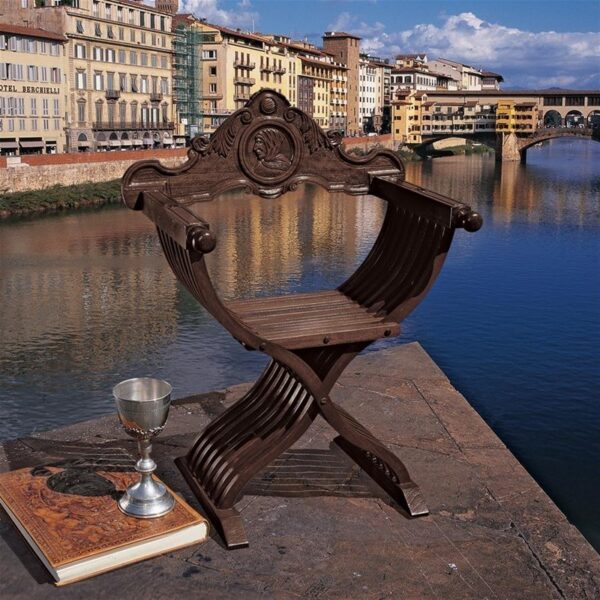 Design Toscano AF1352 21 Inch Savonarola Chair
