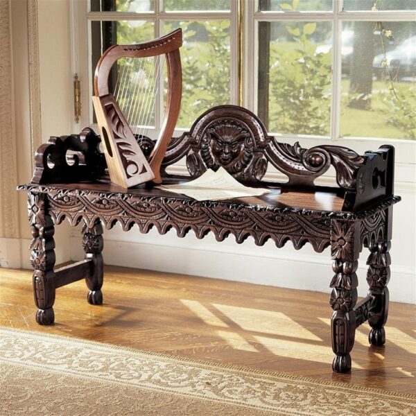 Design Toscano AF1504 47 1/2 Inch Lord Fitzsimmons Window Seat