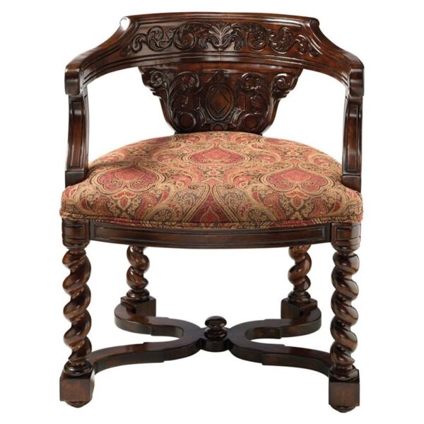 Design Toscano AF1556 25 1/2 Inch Brussels Library Bergere Chair