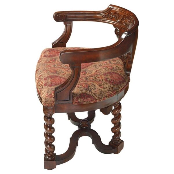 Design Toscano AF1556 25 1/2 Inch Brussels Library Bergere Chair