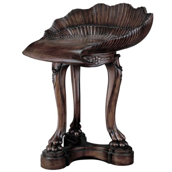 Design Toscano AF1589 10 Inch Louis XV Style Shell Seat