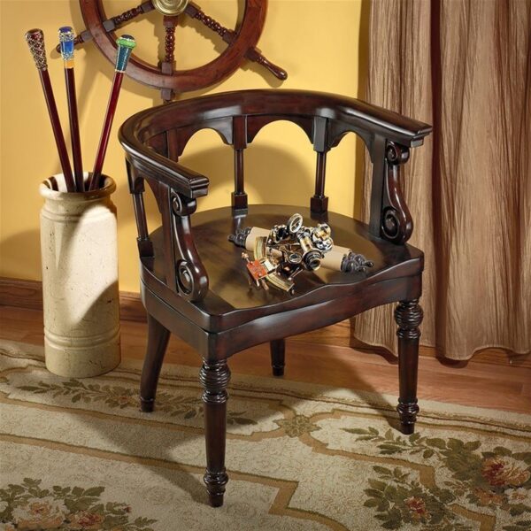 Design Toscano AF1765 25 Inch Prince Regent Captains Chair